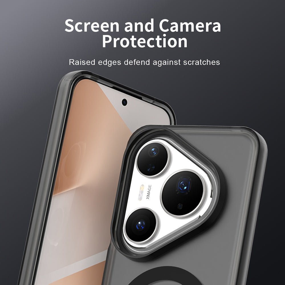 MagSafe-deksel for Huawei Pura 80 Pro, Techsuit, CandyCase, Svart