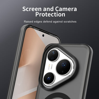 MagSafe-deksel for Huawei Pura 80 Pro, Techsuit, CandyCase, Svart