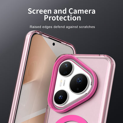 MagSafe-deksel for Huawei Pura 80 Pro, Techsuit, CandyCase, Rosa