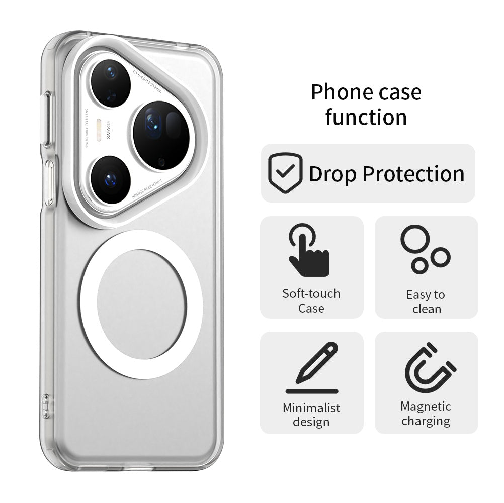 MagSafe-deksel for Huawei Pura 80 Ultra, Techsuit, CandyCase, hvit