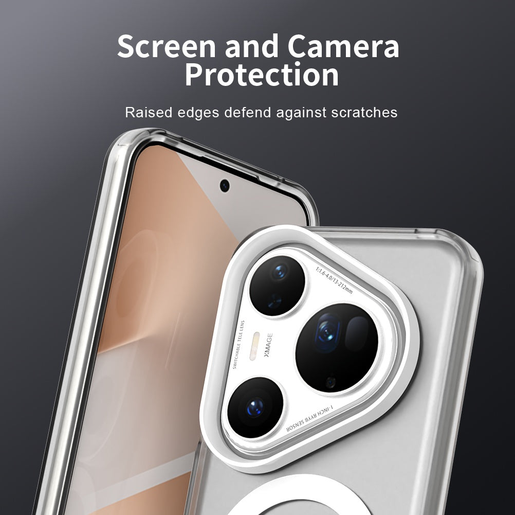 MagSafe-deksel for Huawei Pura 80 Ultra, Techsuit, CandyCase, hvit