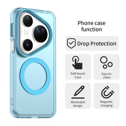 MagSafe-deksel for Huawei Pura 80 Ultra, Techsuit, CandyCase, Blå