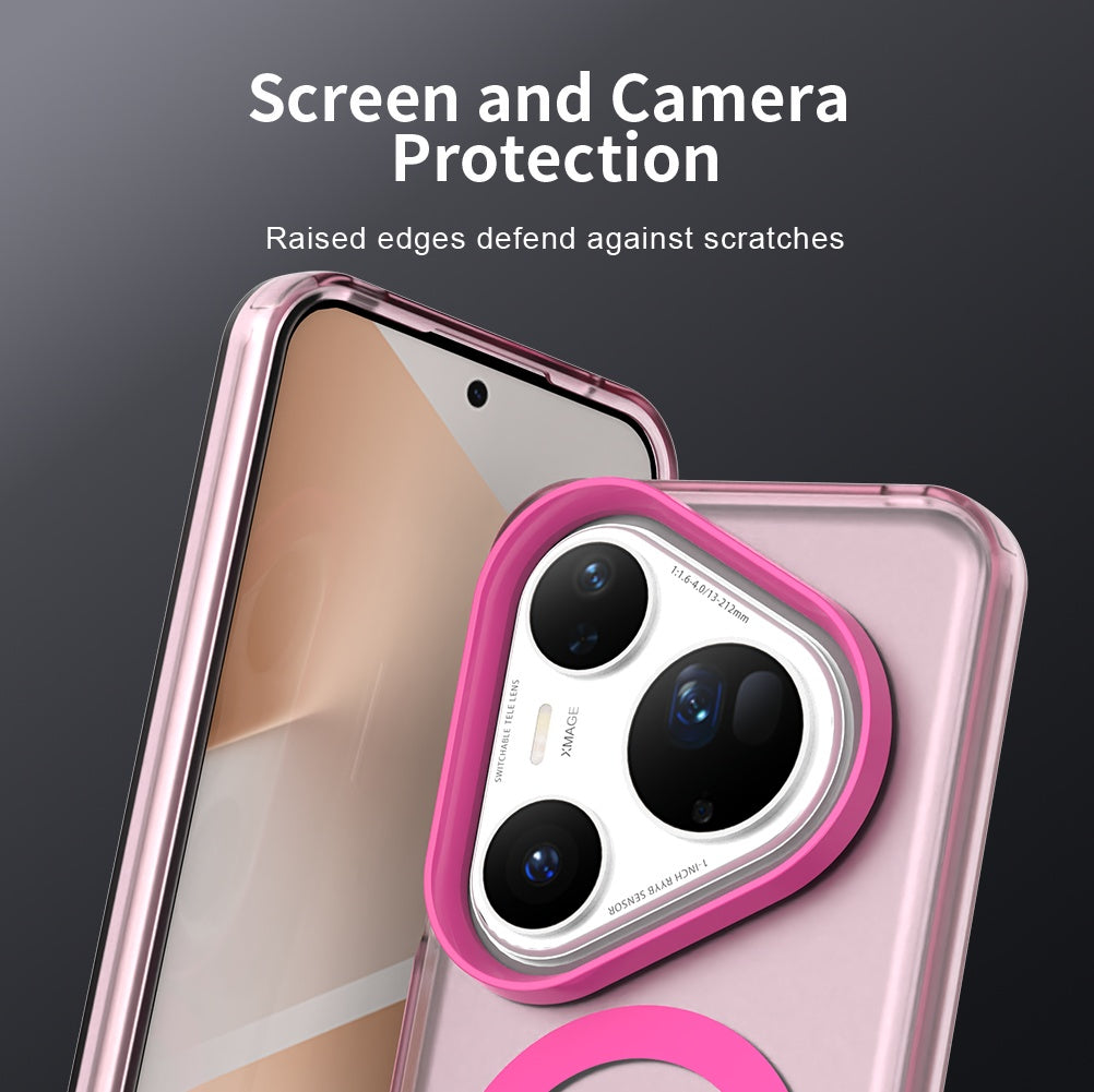MagSafe-deksel for Huawei Pura 80 Ultra, Techsuit, CandyCase, Rosa