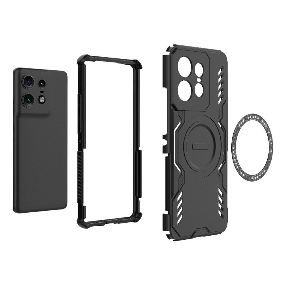 MagSafe-deksel for Motorola Edge 50 Pro, Techsuit, ArmorMag, svart