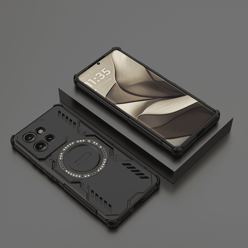 MagSafe-deksel for Motorola Edge 50, Techsuit, ArmorMag, svart