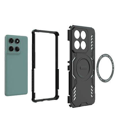 MagSafe-deksel for Motorola Edge 60 Fusion / Edge 60, Techsuit, ArmorMag, Blå