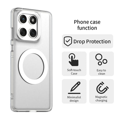 MagSafe-deksel for Motorola Edge 60 Fusion / Edge 60, Techsuit, CandyCase, hvit