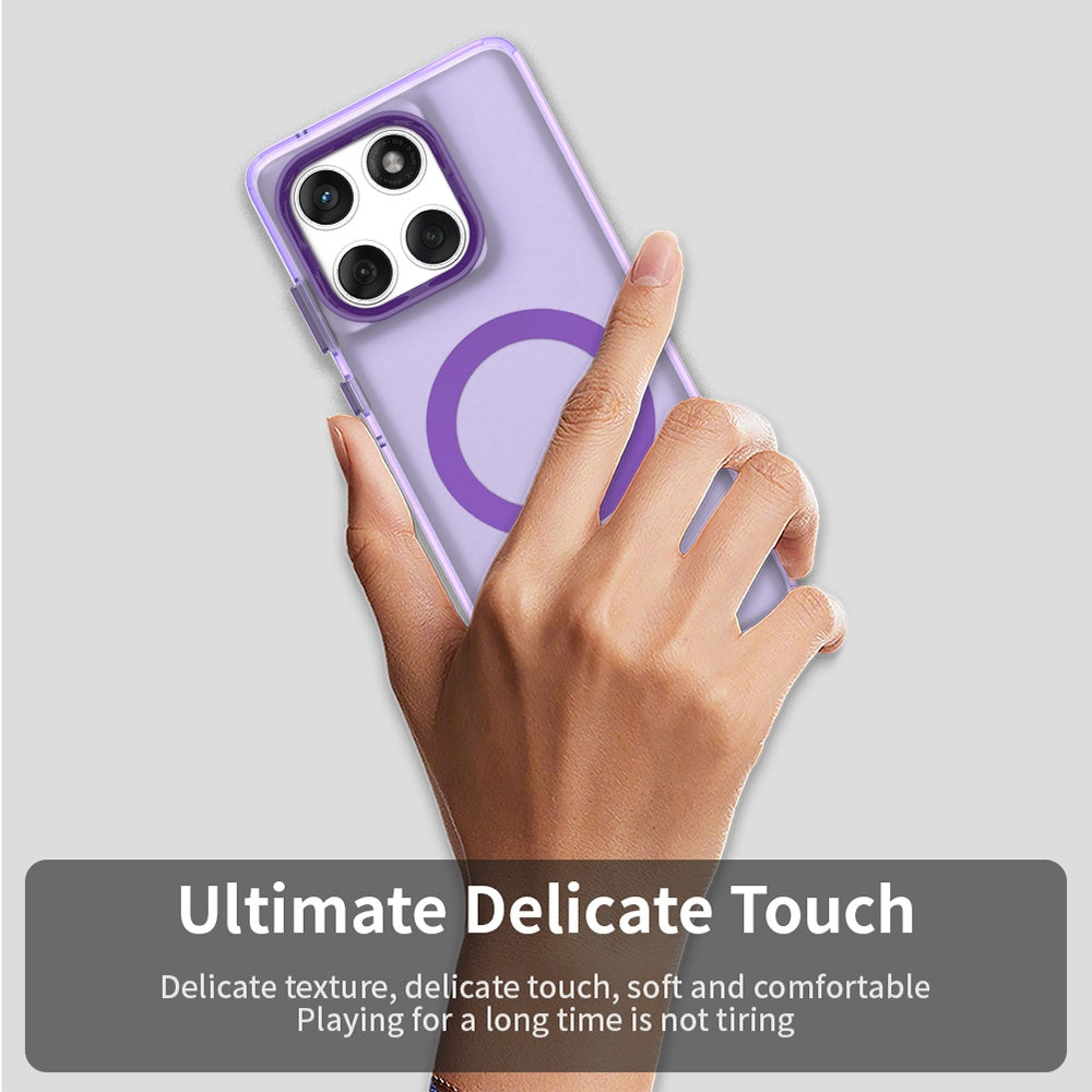 MagSafe-deksel for Motorola Edge 60 Fusion / Edge 60, Techsuit, CandyCase, lilla