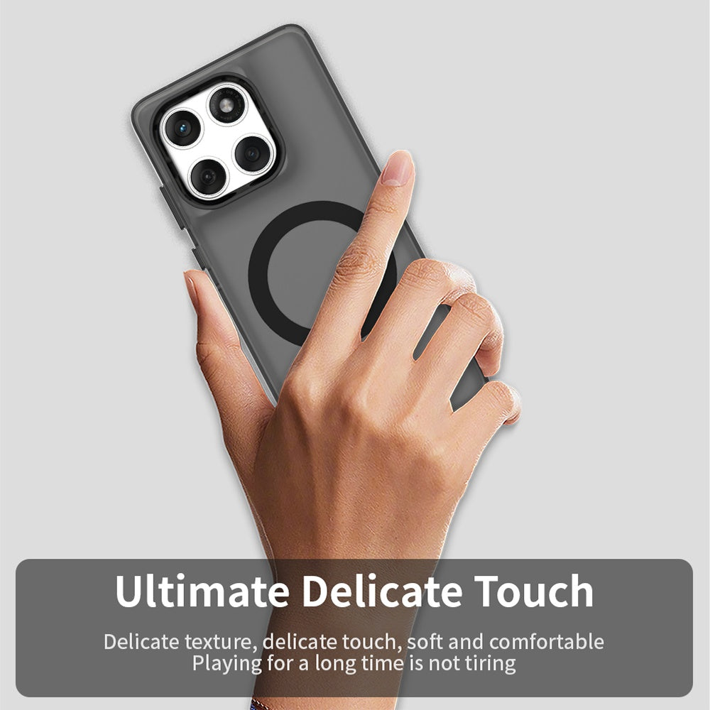 MagSafe-deksel for Motorola Edge 60 Fusion / Edge 60, Techsuit, CandyCase, Svart