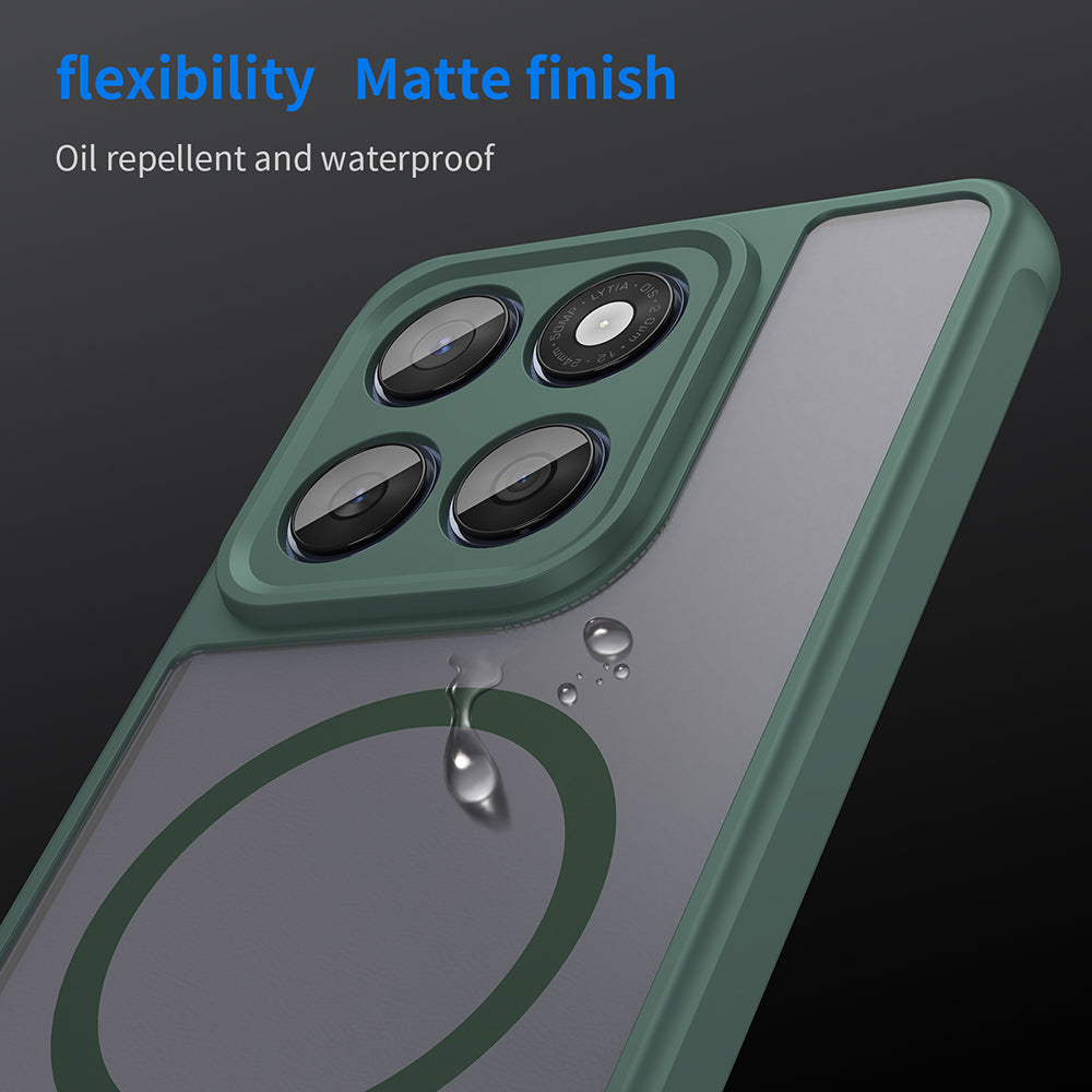 MagSafe-deksel for Motorola Edge 60 Fusion / Edge 60, Techsuit, HaloFrost II, Grønn