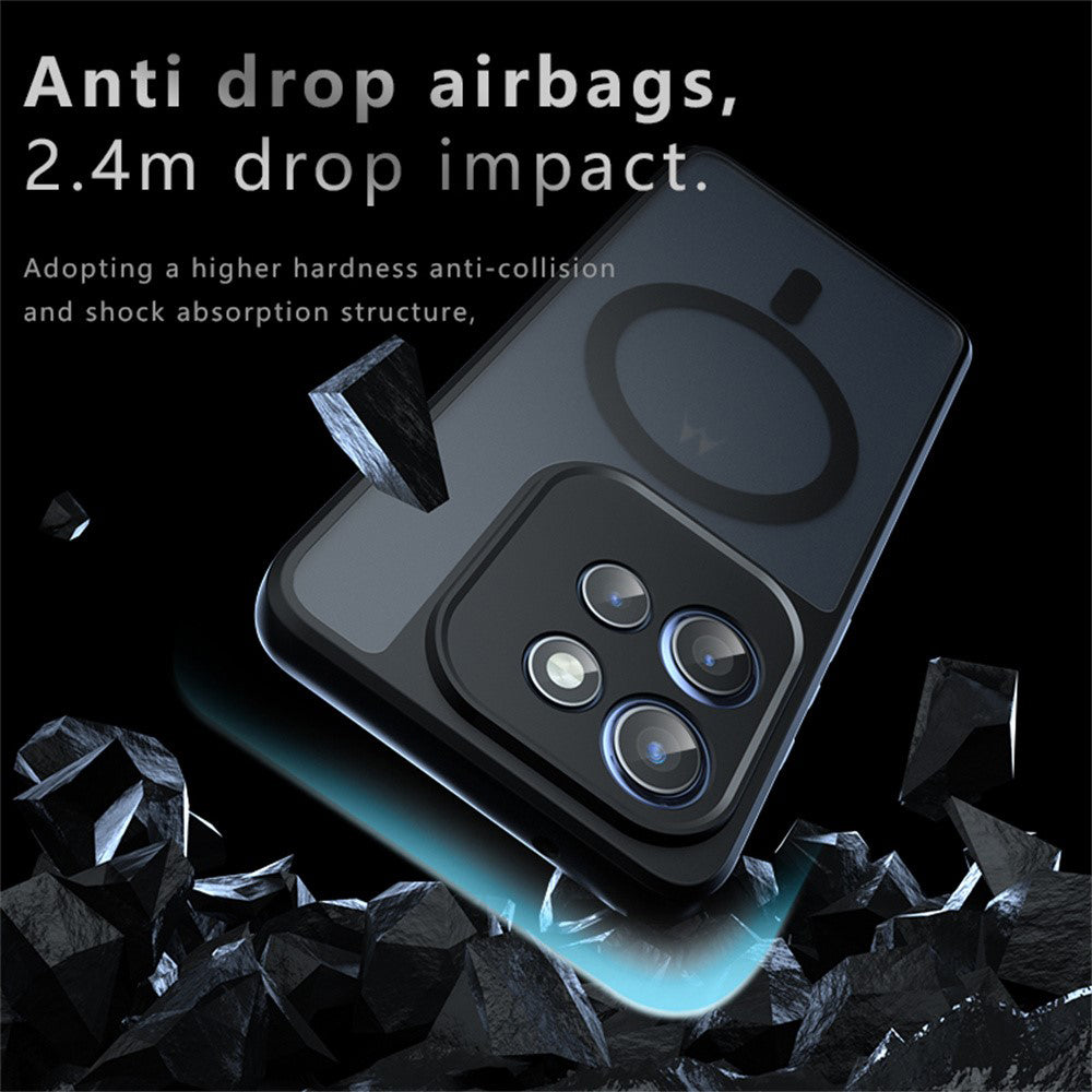 MagSafe-deksel for Motorola Edge 60 Neo / Edge 50 Neo / ThinkPhone 25, Techsuit, PureFrost, Satin Black