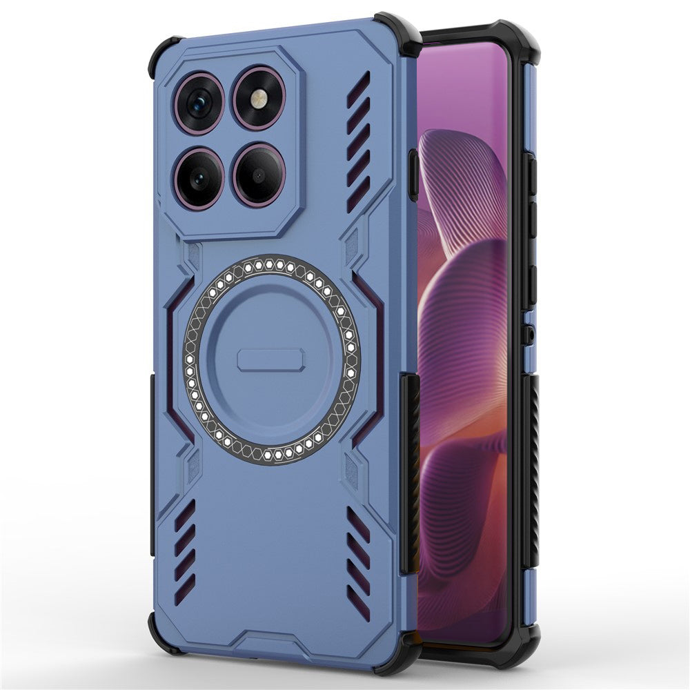 MagSafe-deksel for Motorola Edge 60 Pro, Techsuit, ArmorMag, Blå