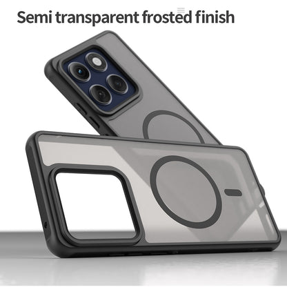 MagSafe-deksel for Motorola Edge 60 Pro, Techsuit, HaloFrost II (stor linsehull), svart