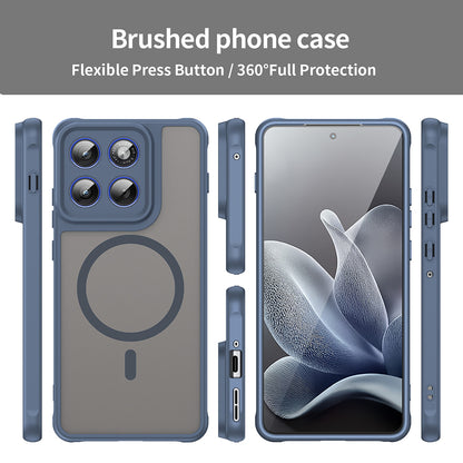 MagSafe-deksel for Motorola Edge 70, Techsuit, HaloFrost II, Marineblå