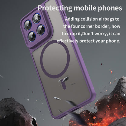 MagSafe-deksel for Motorola Edge 70, Techsuit, HaloFrost II, Lilla