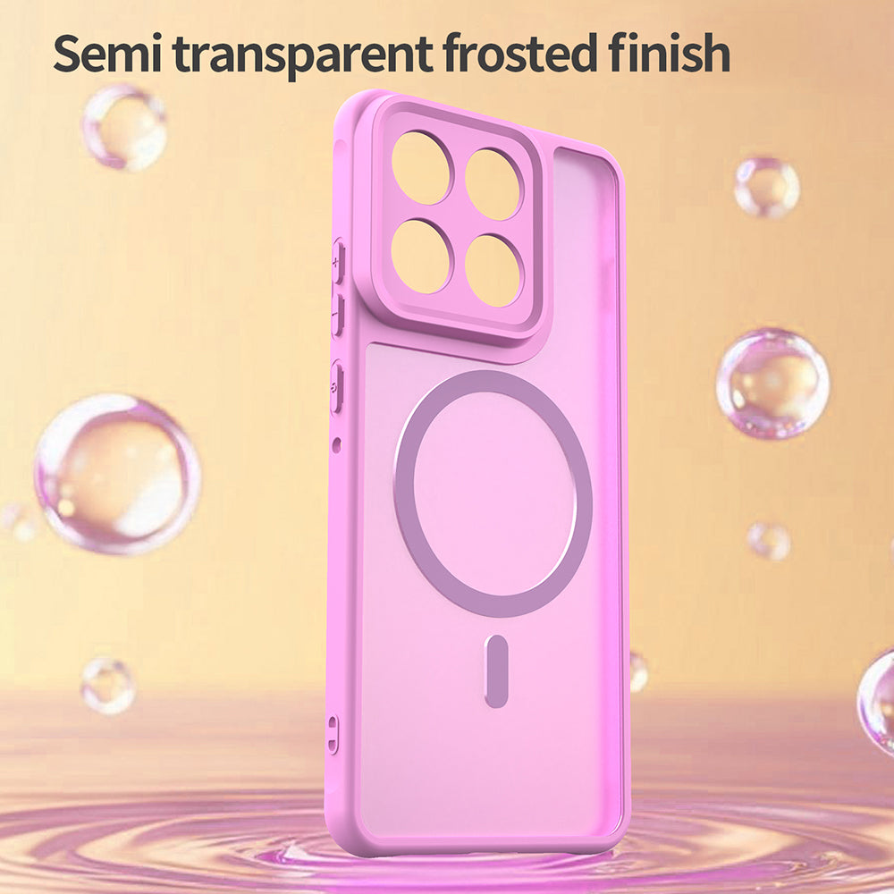 MagSafe-deksel for Motorola Edge 70, Techsuit, HaloFrost II, Rosa