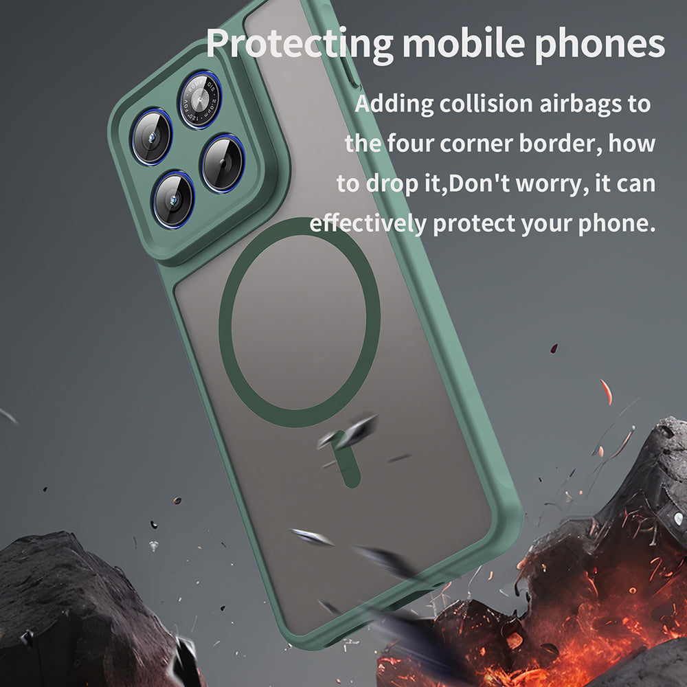 MagSafe-deksel for Motorola Edge 70, Techsuit, HaloFrost II, Grønn