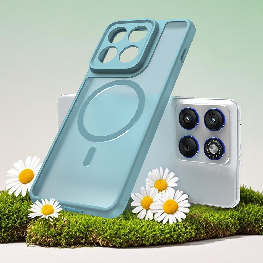 MagSafe-deksel for Motorola Edge 70, Techsuit, HaloFrost II, Lys Grønn