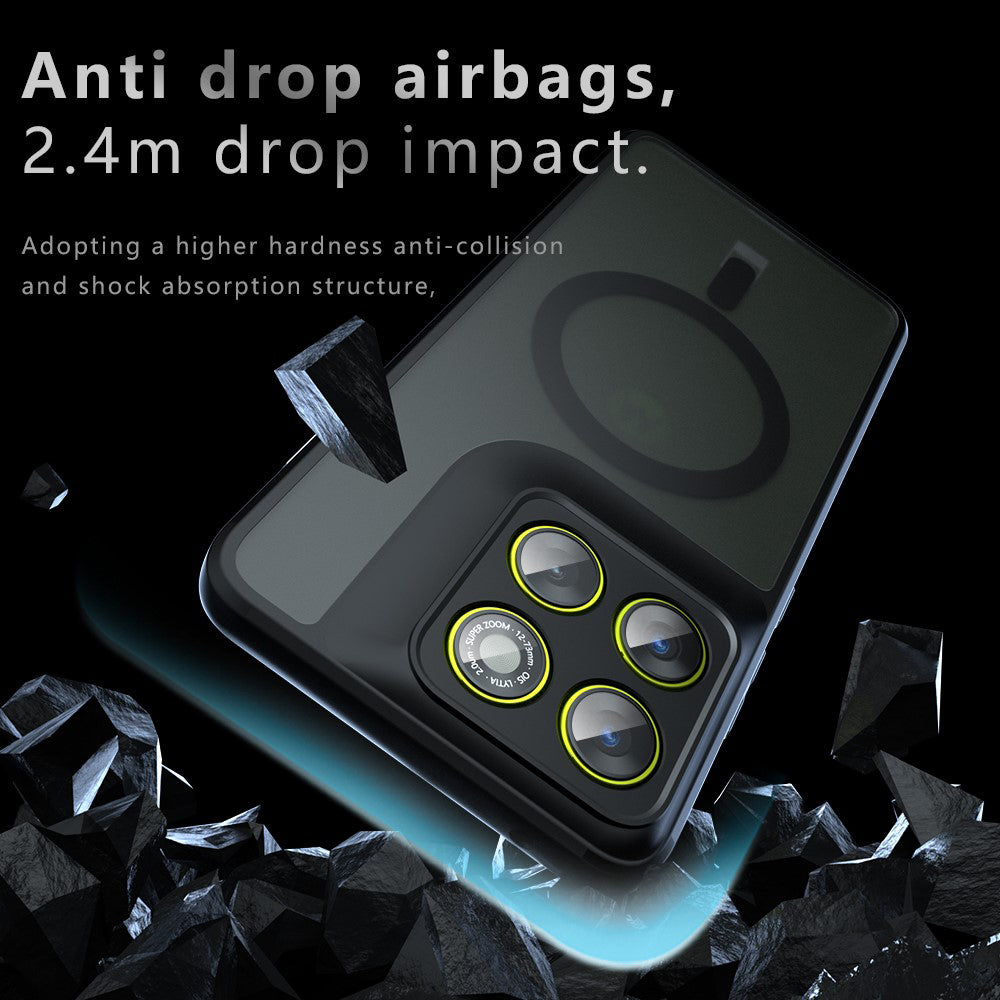 MagSafe-deksel for Motorola Edge 70, Techsuit, PureFrost, Satin Black