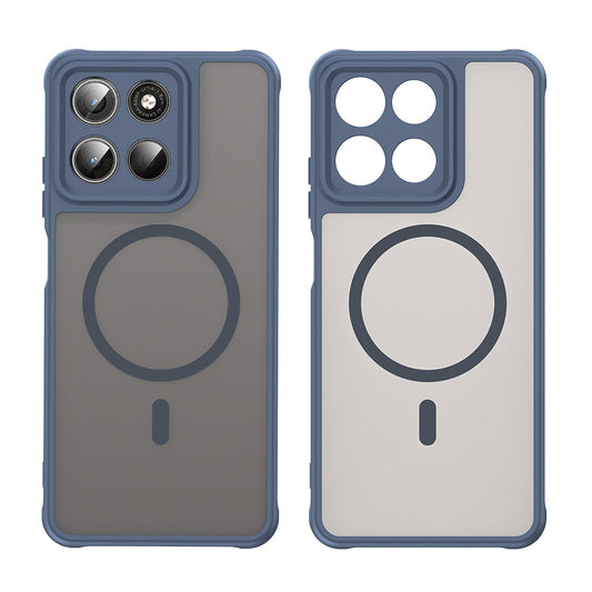 MagSafe-deksel for Motorola Moto G47 / G37 Power / G37, Techsuit, HaloFrost II, Marineblå