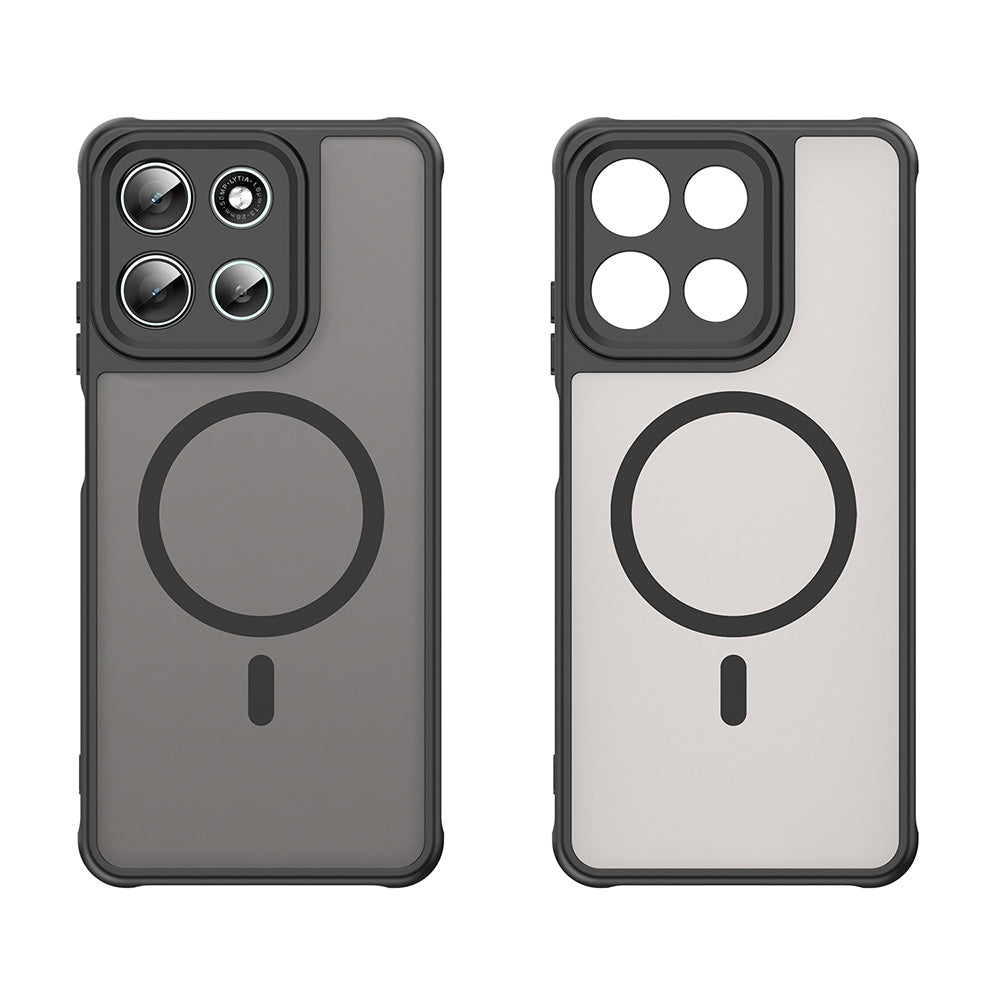 MagSafe-deksel for Motorola Moto G56, Techsuit, HaloFrost II, svart