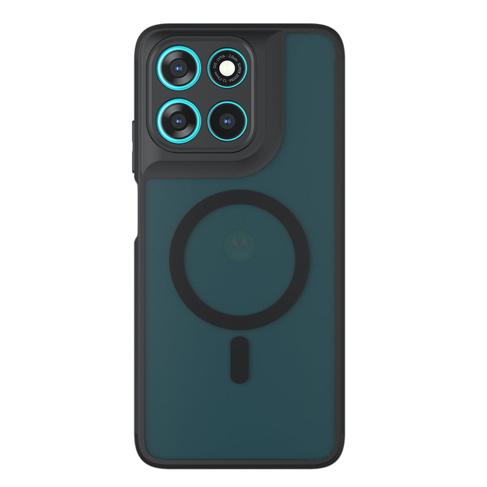 MagSafe-deksel for Motorola Moto G77 / G67, Techsuit, PureFrost, Satinert Svart