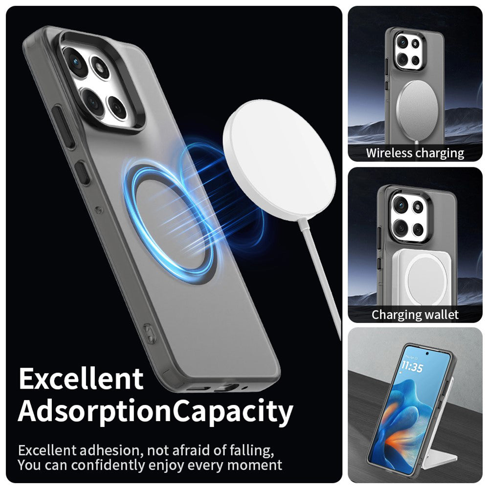 MagSafe-deksel for Motorola Moto G86, Techsuit, CandyCase, Svart