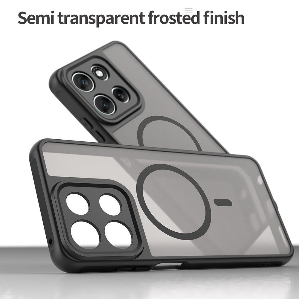 MagSafe-deksel for Motorola Moto G86, Techsuit, HaloFrost II, Svart