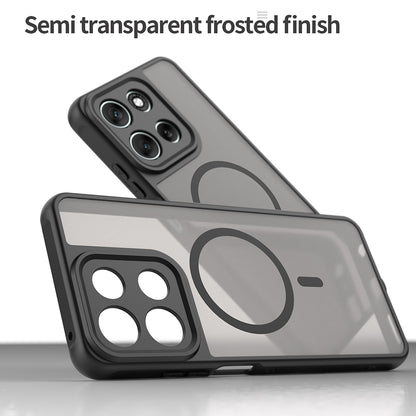 MagSafe-deksel for Motorola Moto G86, Techsuit, HaloFrost II, Svart