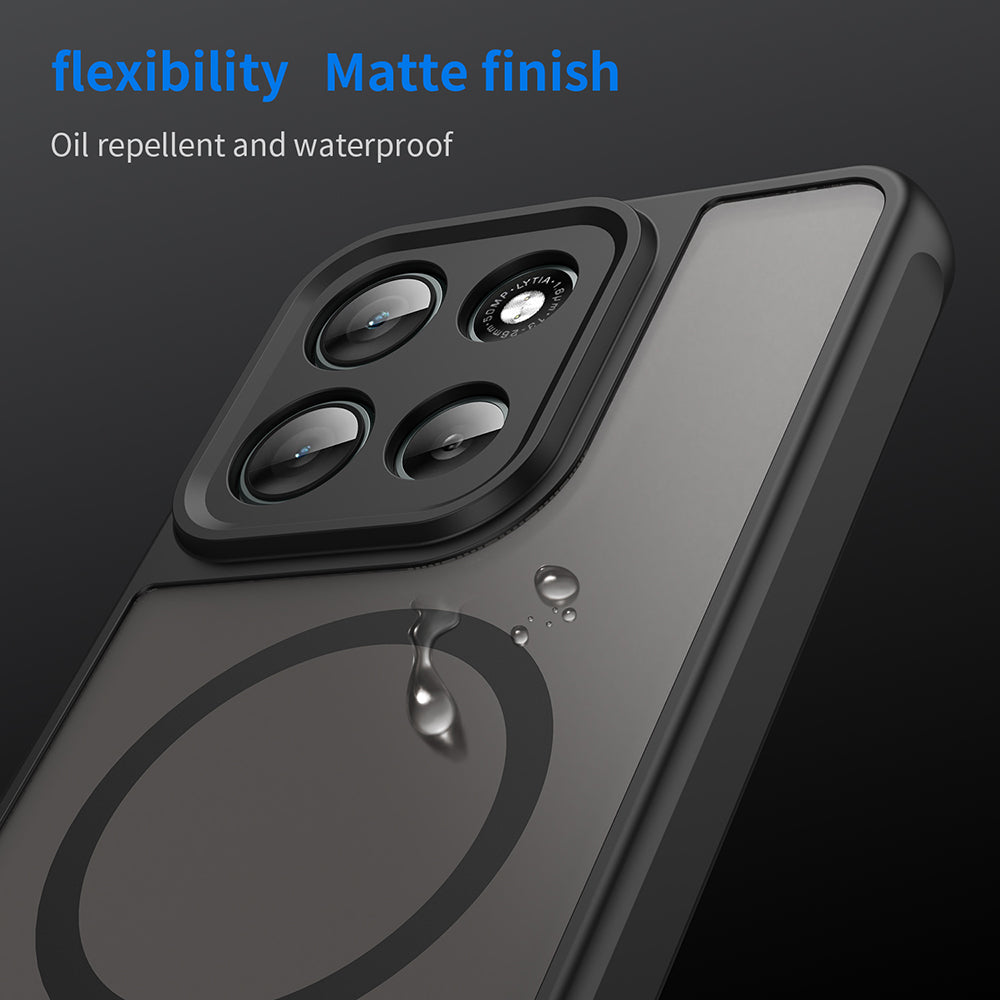 MagSafe-deksel for Motorola Moto G86, Techsuit, HaloFrost II, Svart
