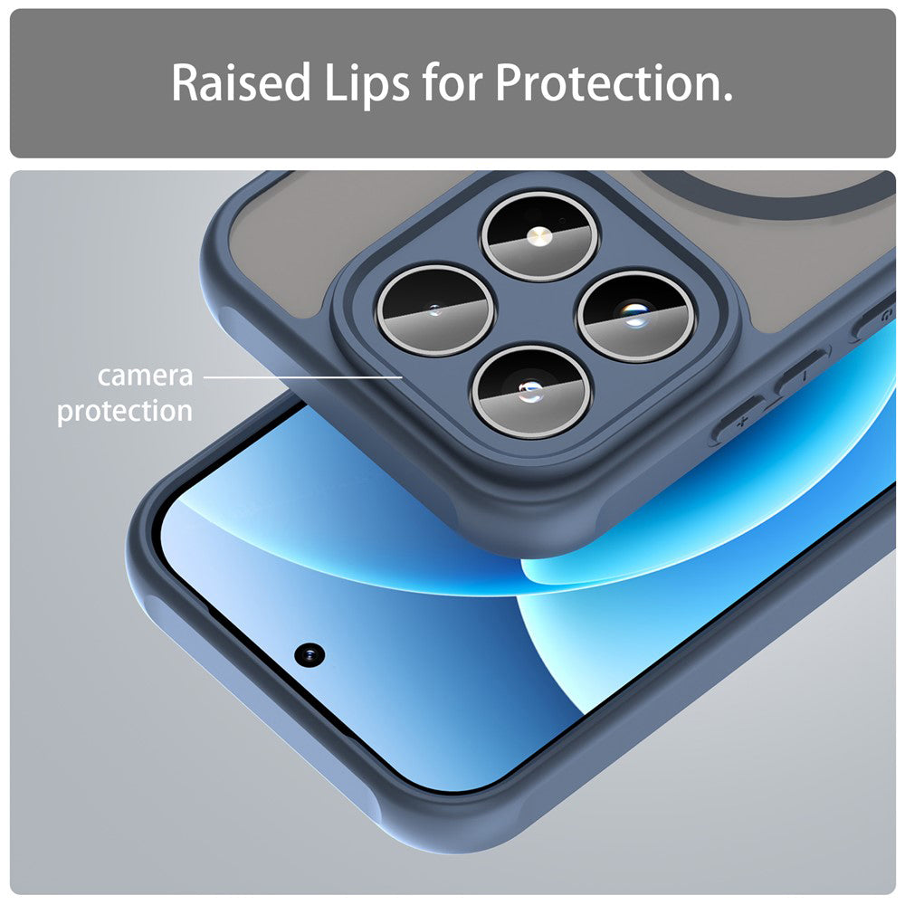 MagSafe-deksel for Motorola Moto G87 / G77 / G67, Techsuit, HaloFrost II, Marineblå