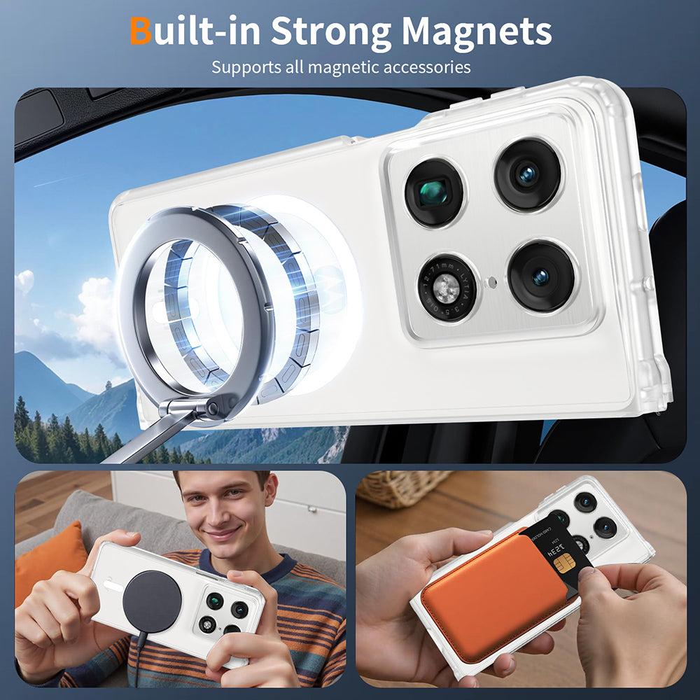 MagSafe-deksel for Motorola Razr Fold, Techsuit, PureFrost, Satinert svart