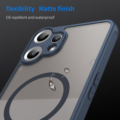 MagSafe-deksel for Nothing CMF Phone 2 Pro, Techsuit, HaloFrost II, Marineblå