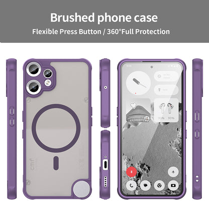 MagSafe-deksel for Nothing CMF Phone 2 Pro, Techsuit, HaloFrost II, Lilla