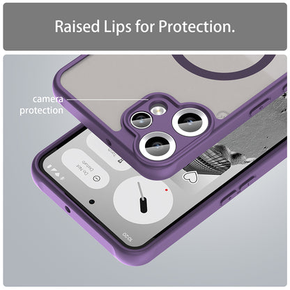 MagSafe-deksel for Nothing CMF Phone 2 Pro, Techsuit, HaloFrost II, Lilla