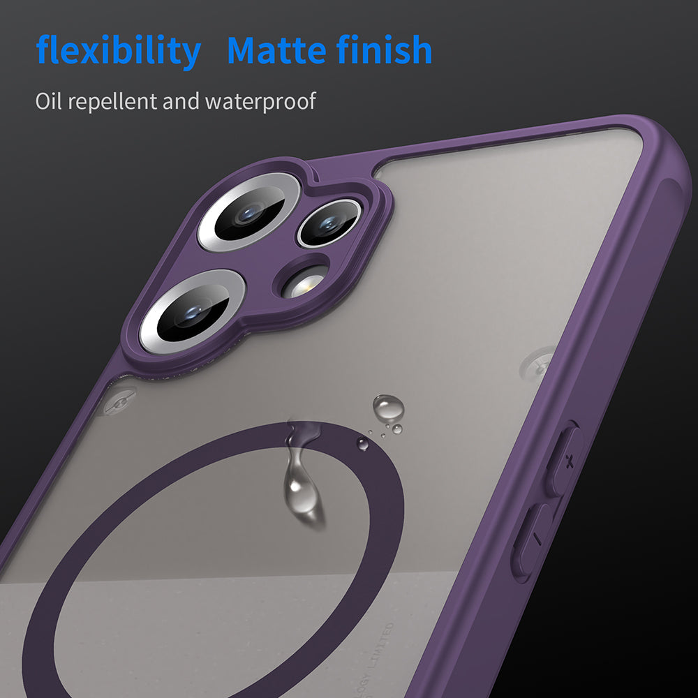 MagSafe-deksel for Nothing CMF Phone 2 Pro, Techsuit, HaloFrost II, Lilla