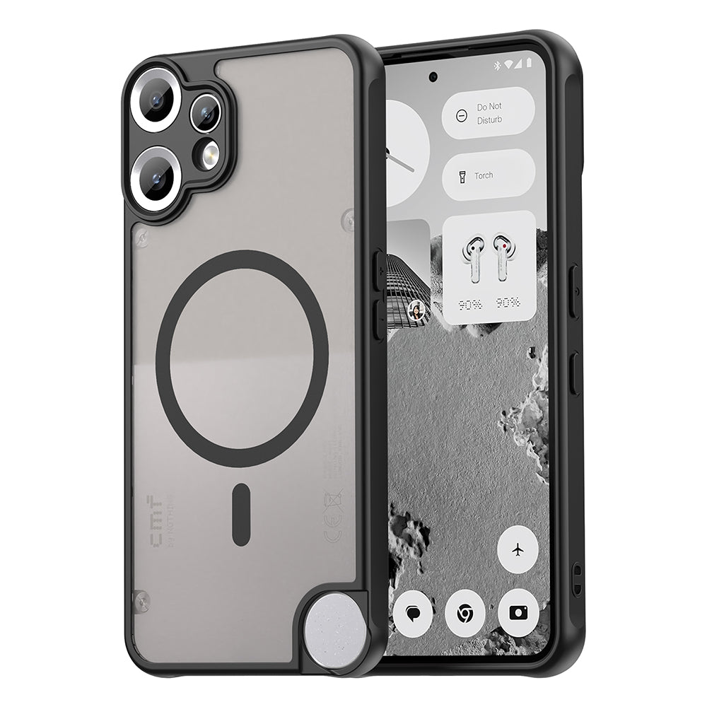 MagSafe-deksel for Nothing CMF Phone 2 Pro, Techsuit, HaloFrost II, svart