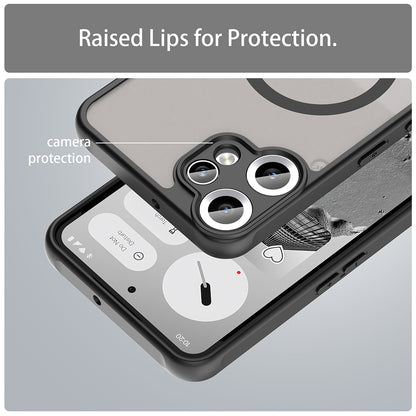 MagSafe-deksel for Nothing CMF Phone 2 Pro, Techsuit, HaloFrost II, svart