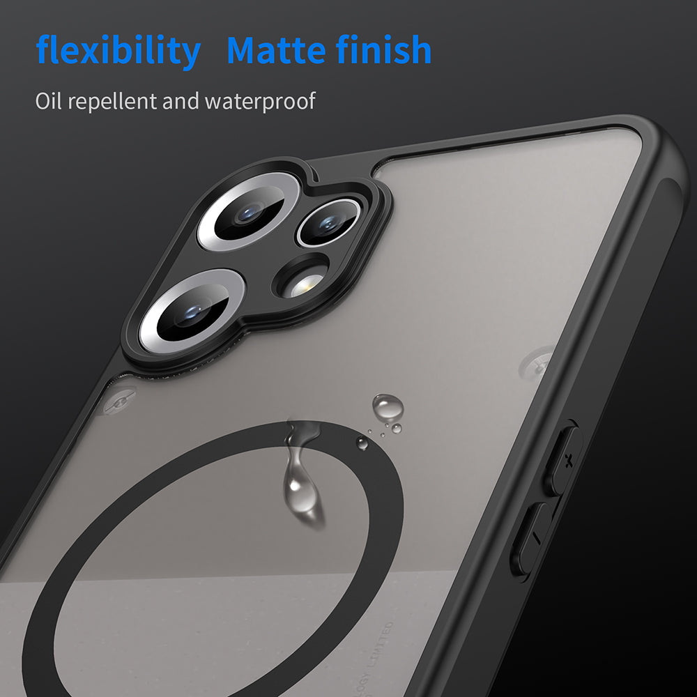 MagSafe-deksel for Nothing CMF Phone 2 Pro, Techsuit, HaloFrost II, svart