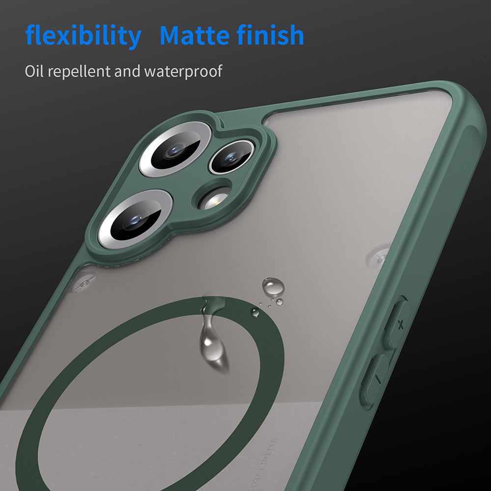 MagSafe-deksel for Nothing CMF Phone 2 Pro, Techsuit, HaloFrost II, Grønn