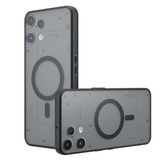 MagSafe-deksel for Nothing Phone (3a) Lite, Techsuit, PureFrost, Satin Black