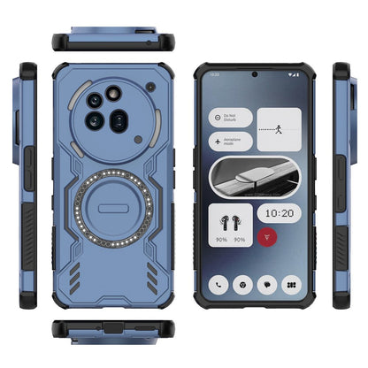MagSafe-deksel for Nothing Phone (3a) Pro, Techsuit, ArmorMag, Blå