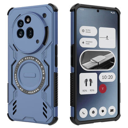 MagSafe-deksel for Nothing Phone (3a) Pro, Techsuit, ArmorMag, Blå