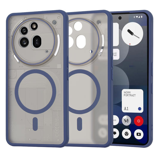 MagSafe-deksel for Nothing Phone (3a) Pro, Techsuit, HaloFrost, Marineblå