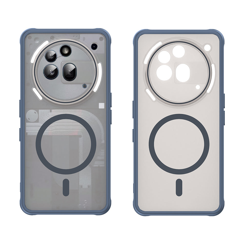 MagSafe-deksel for Nothing Phone (3a) Pro, Techsuit, HaloFrost II, Marineblå