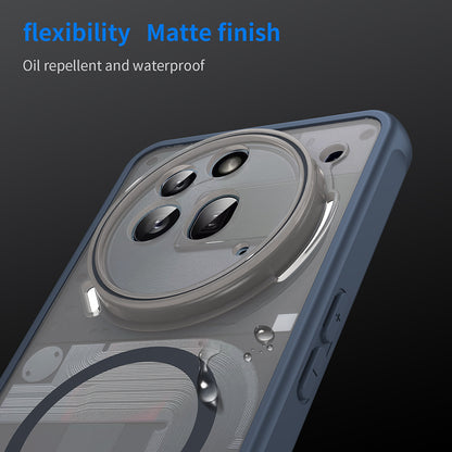 MagSafe-deksel for Nothing Phone (3a) Pro, Techsuit, HaloFrost II, Marineblå