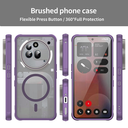 MagSafe-deksel for Nothing Phone (3a) Pro, Techsuit, HaloFrost II, lilla