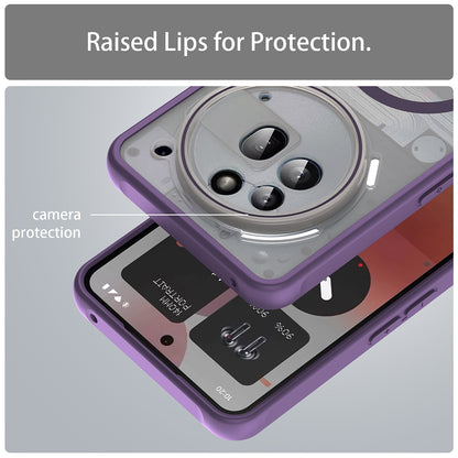 MagSafe-deksel for Nothing Phone (3a) Pro, Techsuit, HaloFrost II, lilla