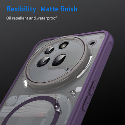 MagSafe-deksel for Nothing Phone (3a) Pro, Techsuit, HaloFrost II, lilla