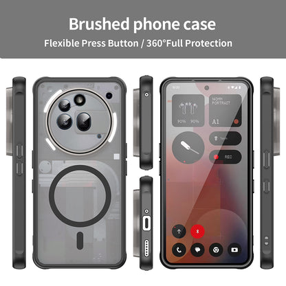 MagSafe-deksel for Nothing Phone (3a) Pro, Techsuit, HaloFrost II, svart